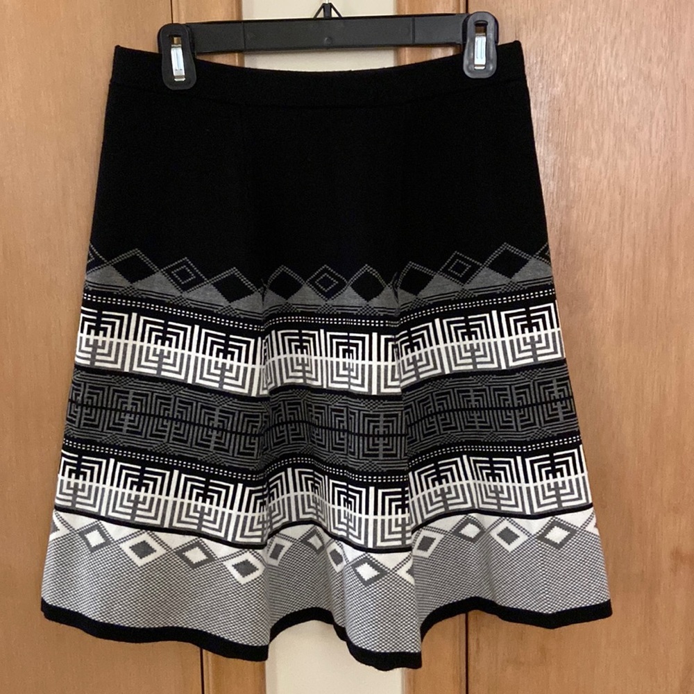 Tristan Flare Patterned Skirt